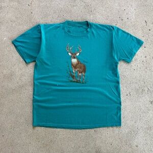 90s Vintage Deer Nature Tee